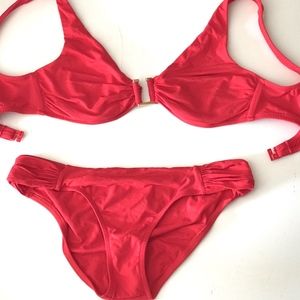 Melissa Odabash red bikini set